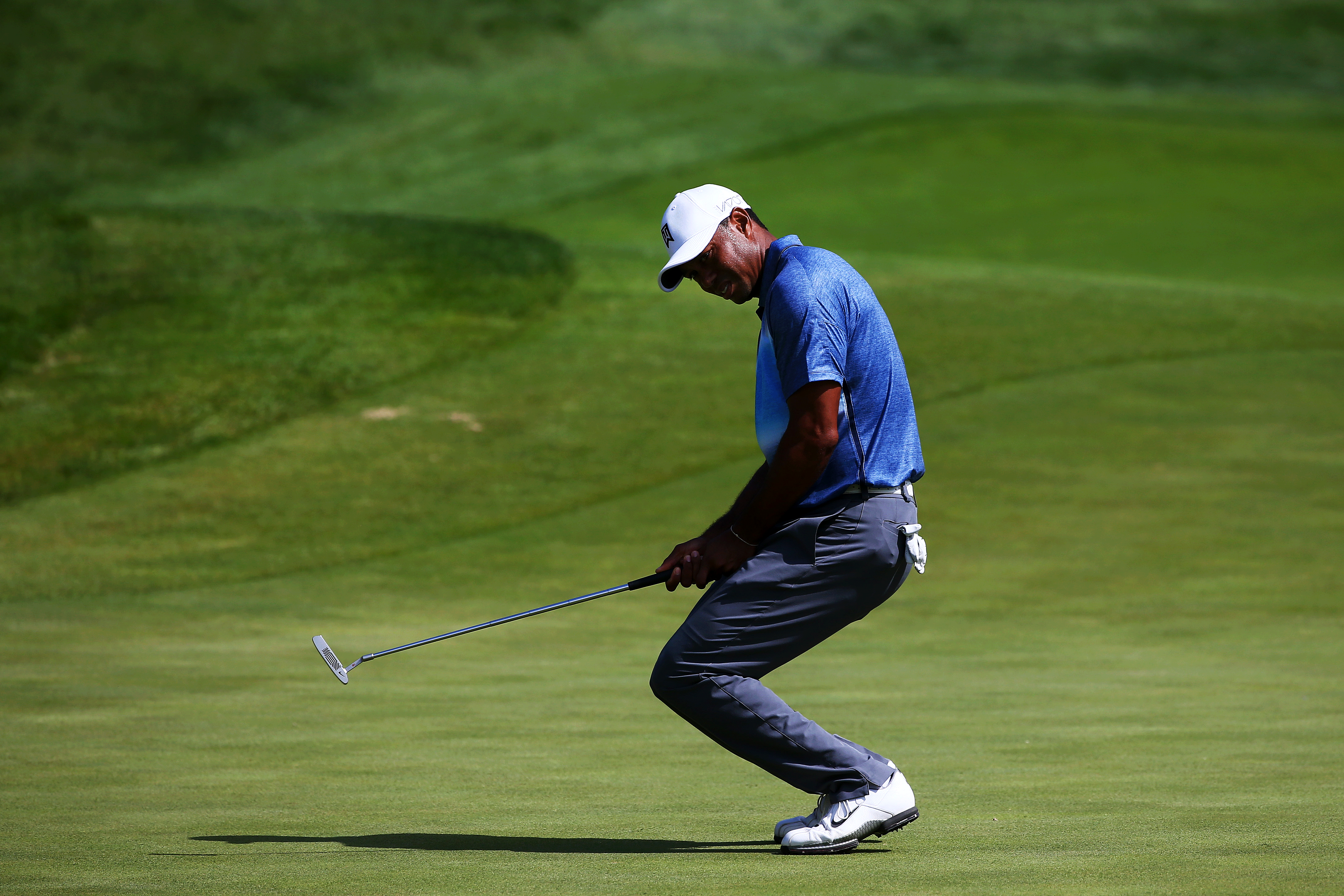 2015 PGA Championship: Tiger Woods Drops F-Bomb on Third Hole