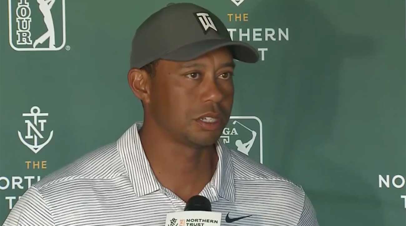 Tiger Woods is back at the FedEx Cup Playoffs for the first time since 2013.