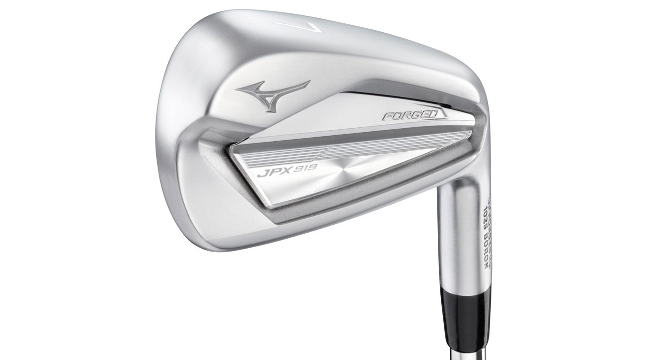 The Mizuno JPX 919 Forged irons.