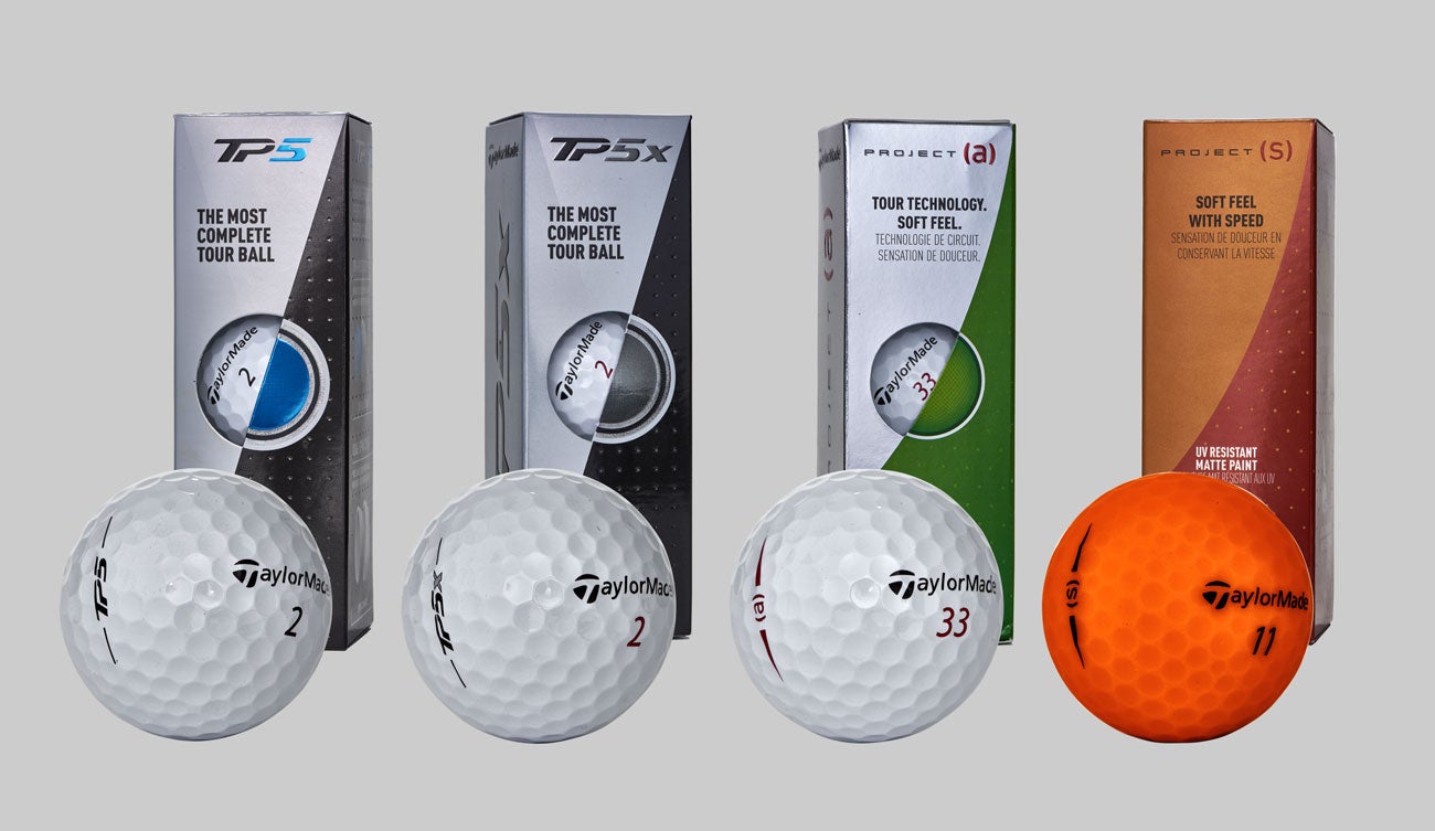 These are TaylorMade's new golf balls for 2018.