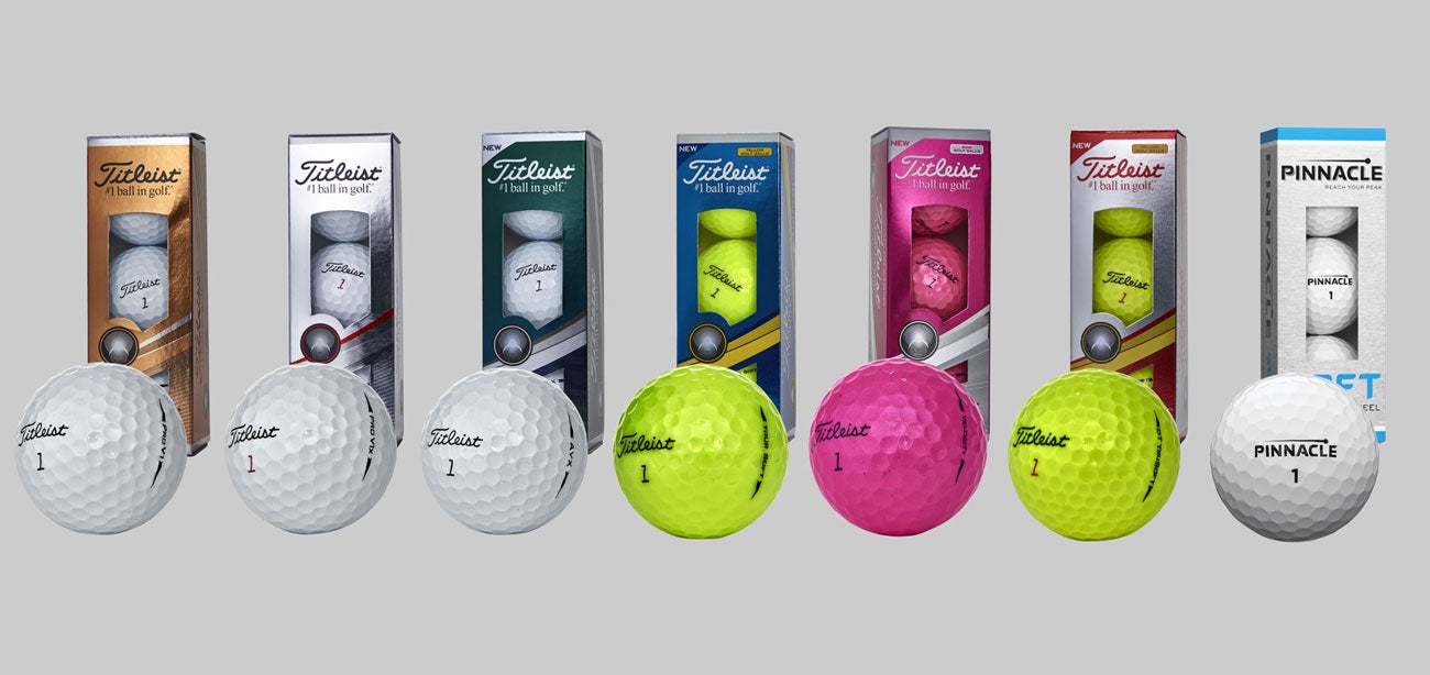 These are Titleist'snew golf balls for 2018.