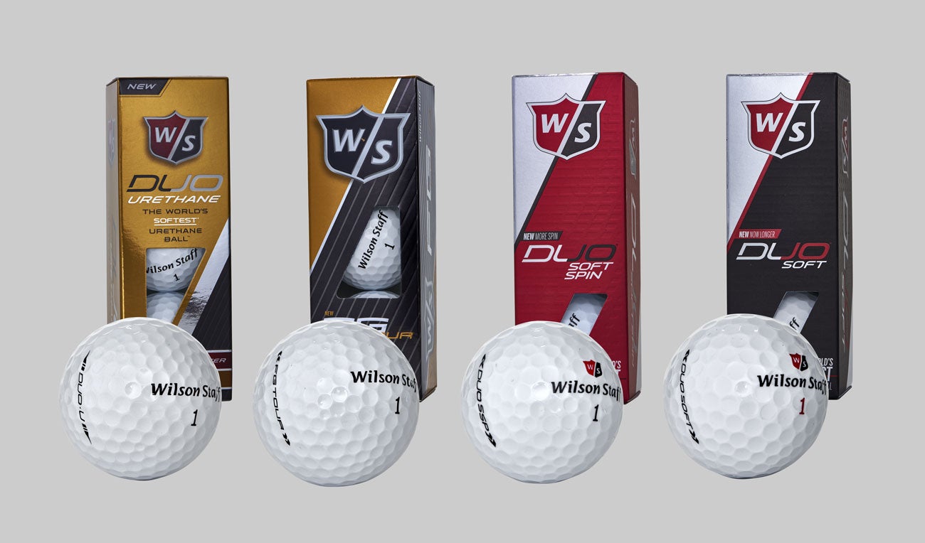 These are Wilson Golf's new golf balls for 2018.