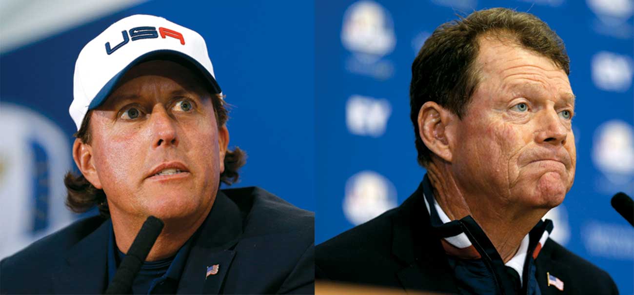 At the notorious Sunday night press conference, Mickelson let fly—with Watson just feet away.