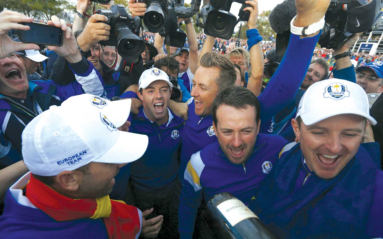 At Gleneagles, the Euros celebrated their sixth Cup win in the previous seven meetings.