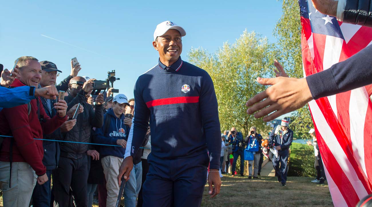 Tiger Woods was pranked at Ryder Cup by the U.S. team.