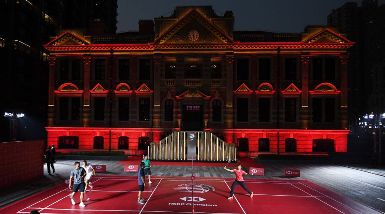 WGC-HSBC Champions badminton photoshoot