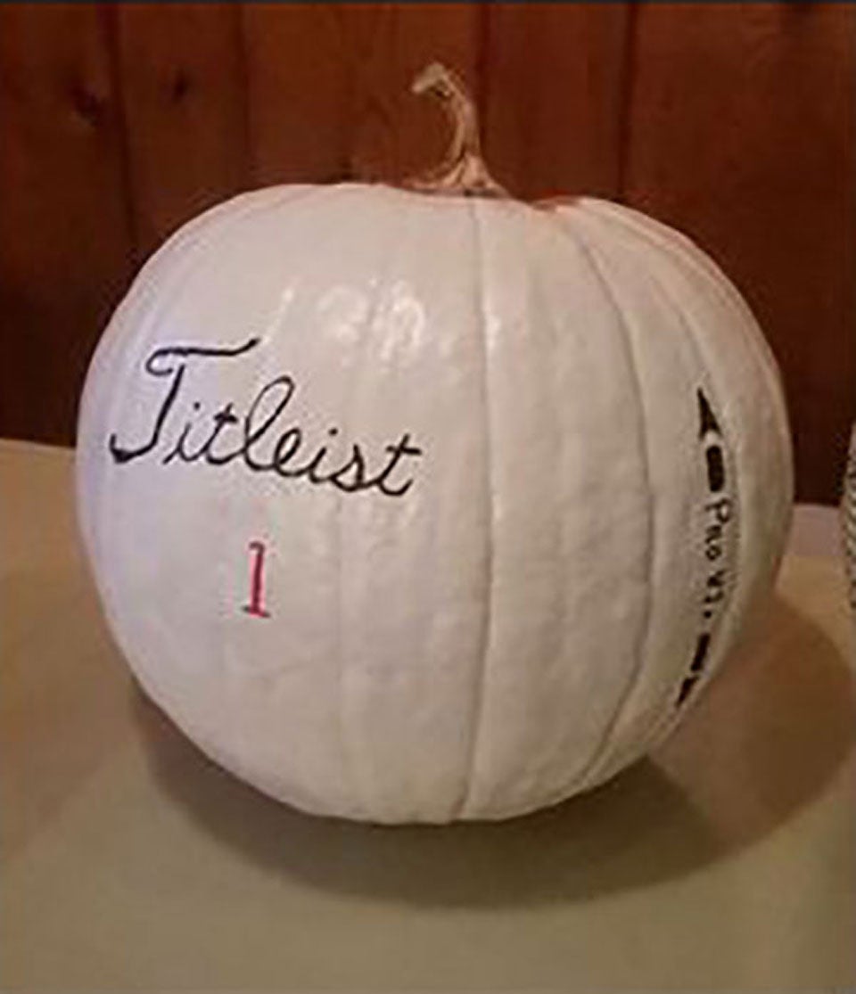 Here's a great idea — skip the carving and just paint your pumpkin!