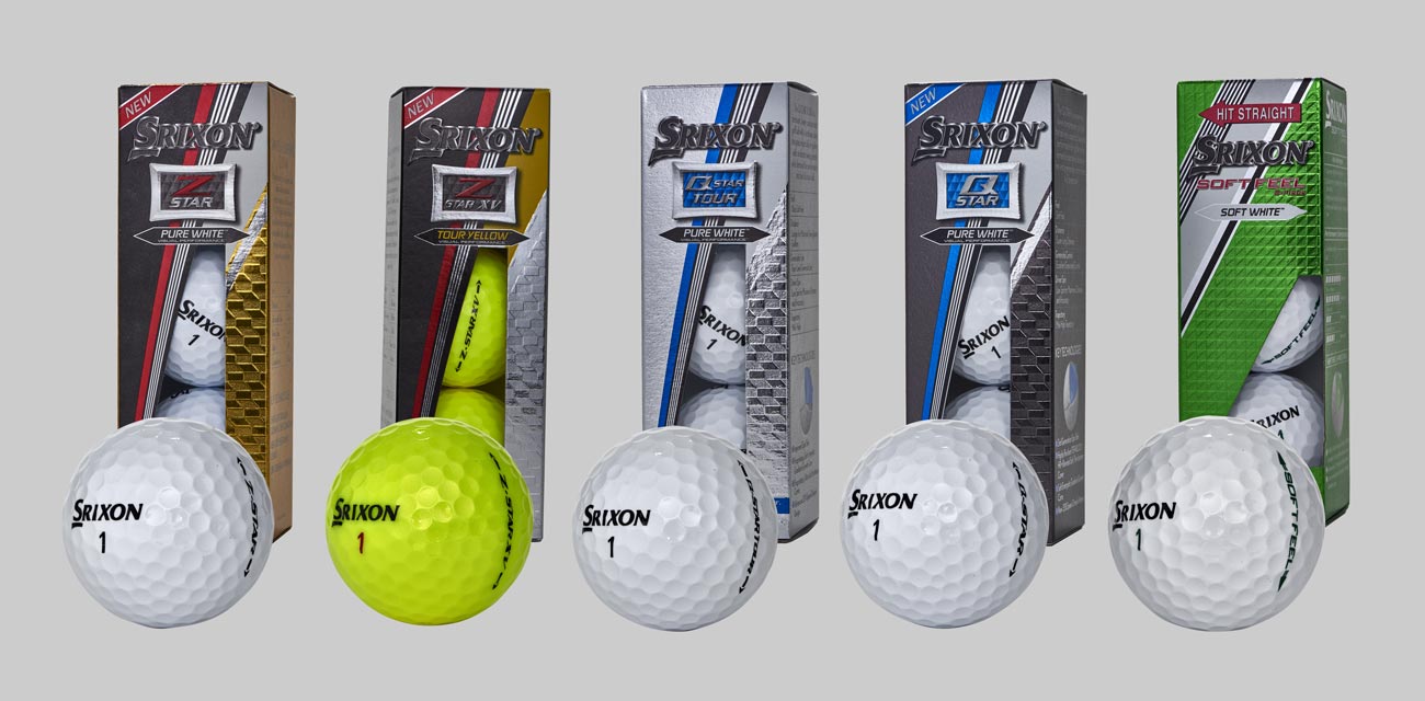Here are Srixon's top golf ball models for 2018.