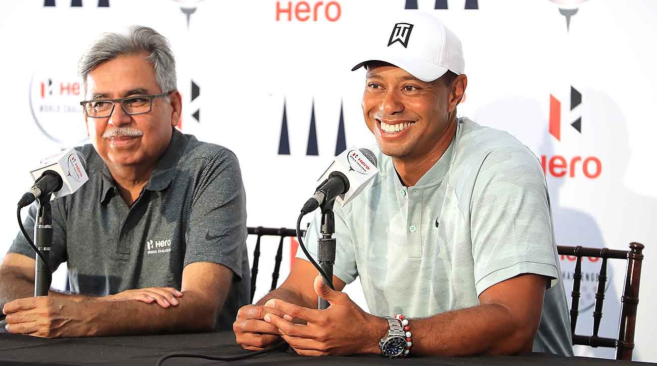 Tiger Woods,Pawan Munjal, Hero World Challenge
