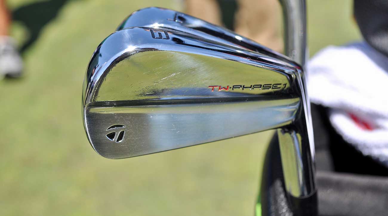 Tiger Wood switched to a set of TaylorMade TW Phase1 irons this year.