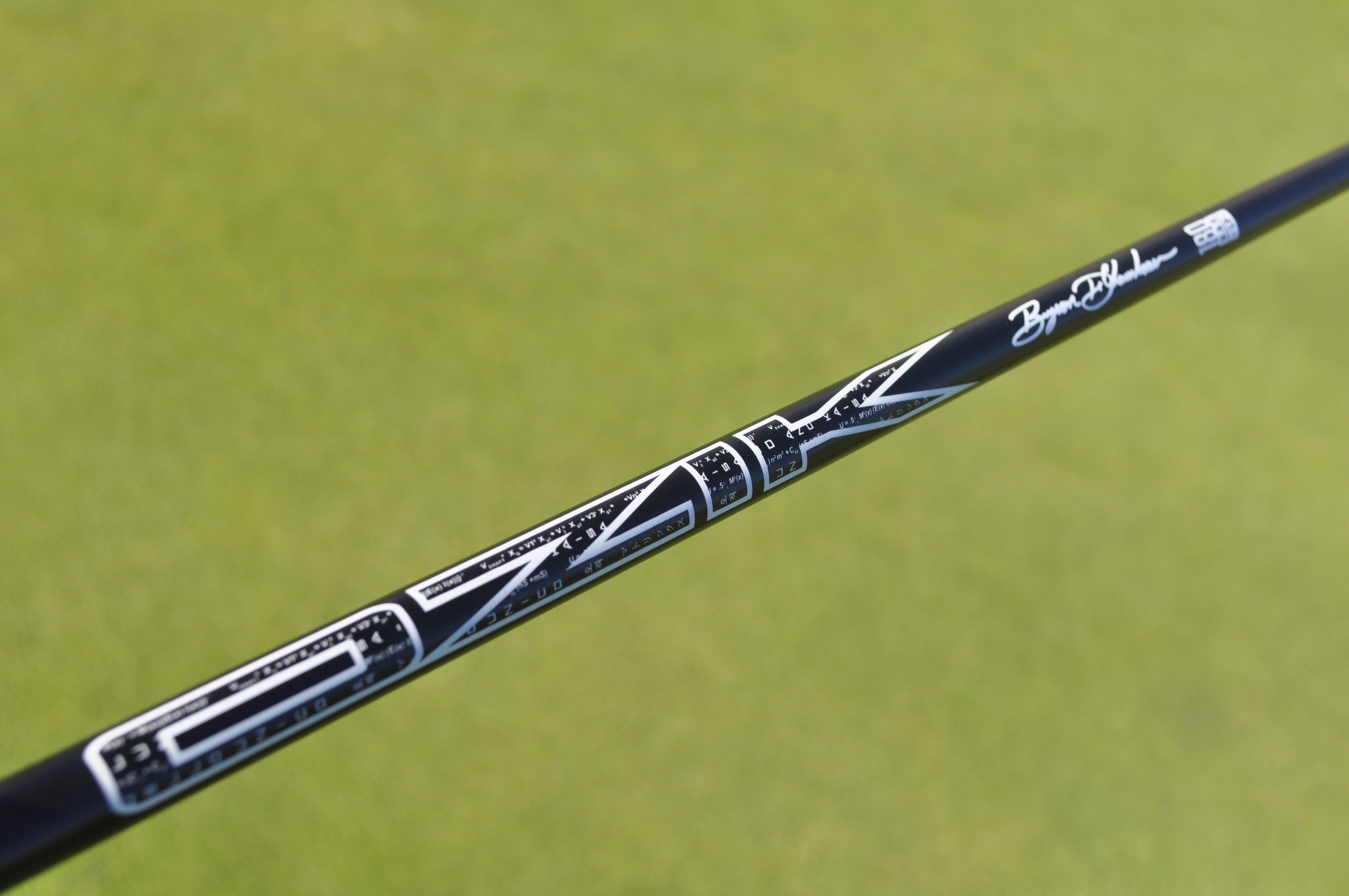 LA Golf created a Matrix signature putter shaft for Bryson DeChambeau.
