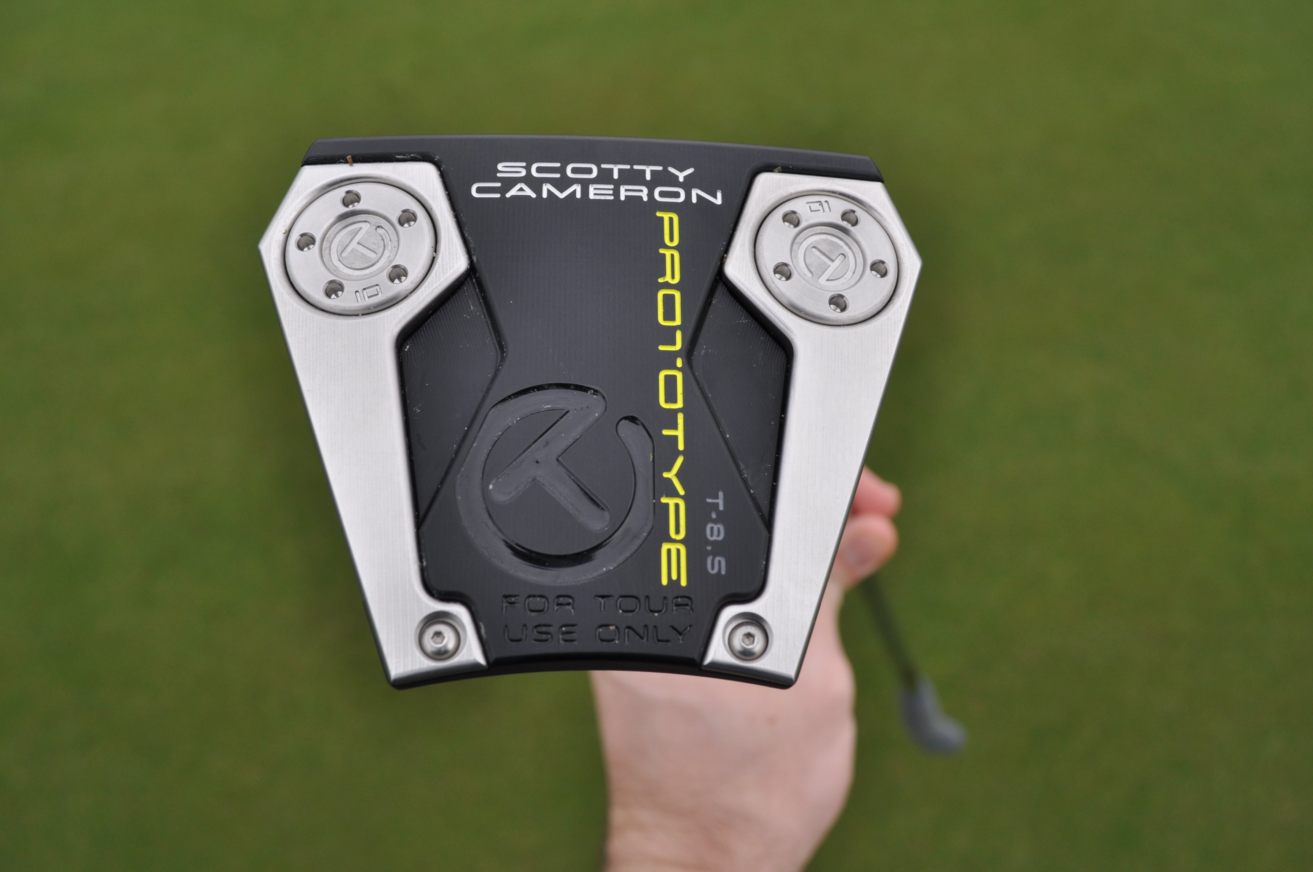 Scotty Cameron's T-8.5 Prototype putter is known as Phantom X at retail. 