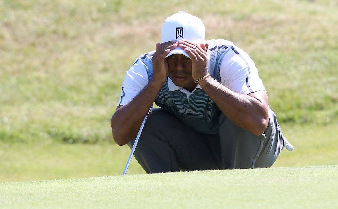 Tiger Woods' golf mental game is to get in the zone