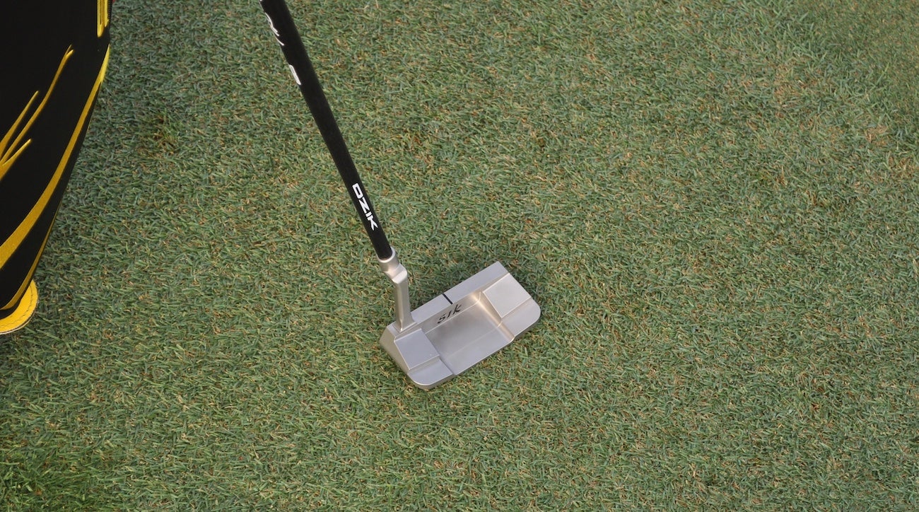 Bryson DeChambeau tested a Sik putter with a wider flange on Tuesday. 