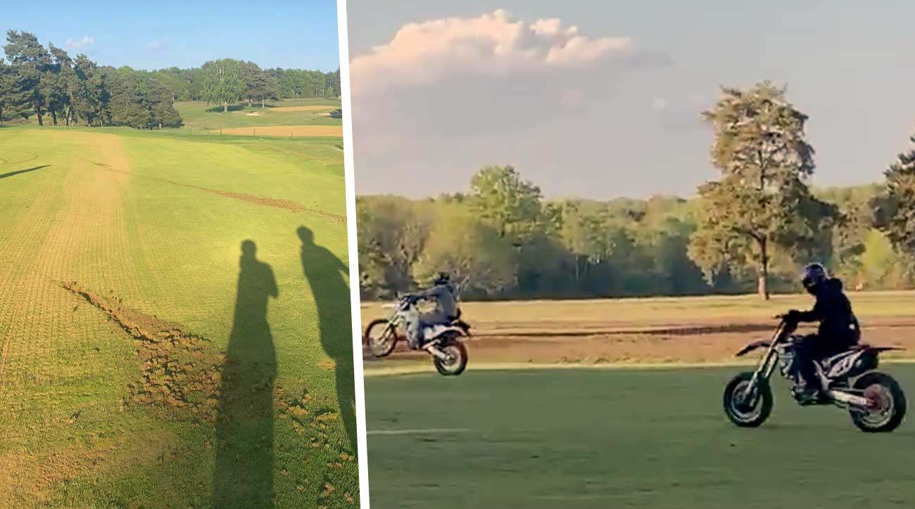 Top 100 Golf Course Vandalized By Motorcyclists During Shutdown